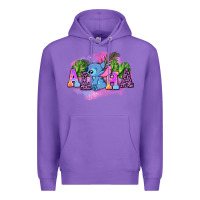 Purple aloha stitch Premium Hoodie - AdoDesignShop