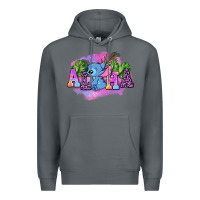 Rock aloha stitch Premium Hoodie - AdoDesignShop