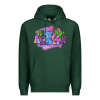 Sports Green aloha stitch Premium Hoodie - AdoDesignShop
