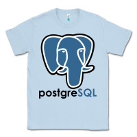 Dusty Blue Postgresql Classic Tee - linhVisuals