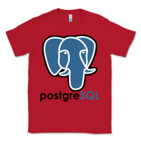 Red Postgresql Classic Tee - linhVisuals