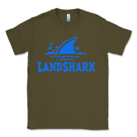 Army Green landshark Classic Tee - linhVisuals