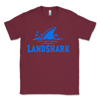 Burgundy landshark Classic Tee - linhVisuals