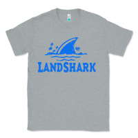 Heather Grey landshark Classic Tee - linhVisuals