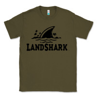 Army Green landshark Classic Tee - linhVisuals