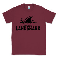 Burgundy landshark Classic Tee - linhVisuals