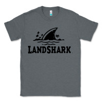 Charcoal Heather landshark Classic Tee - linhVisuals