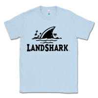 Dusty Blue landshark Classic Tee - linhVisuals