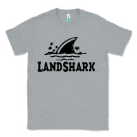 Heather Grey landshark Classic Tee - linhVisuals