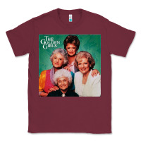 Burgundy golden the girls Classic Tee - linhVisuals