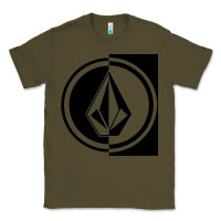 Army Green Volcom Style Classic Tee - linhVisuals