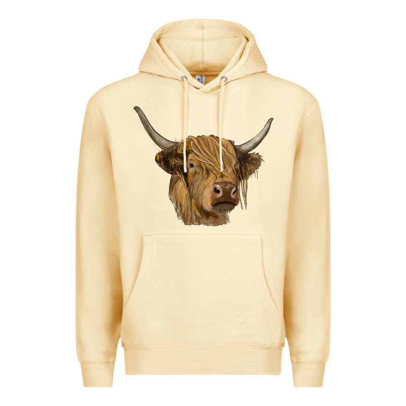Highland Cow Premium Hoodie by RanaPortraitStore | Teevron