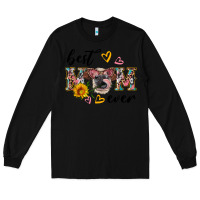 Black best mom ever with cow Long Sleeve Tee - Artiststas