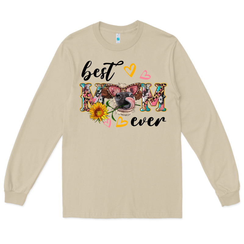 Best Mom Ever With Cow Long Sleeve Tee by Artiststas | Teevron