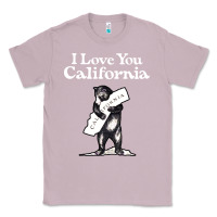 Lilac i love you california bear state hug Classic Tee - linhVisuals