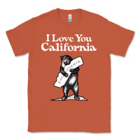 Copper i love you california bear state hug Classic Tee - linhVisuals