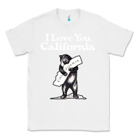 White i love you california bear state hug Classic Tee - linhVisuals