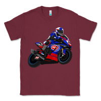 Burgundy Superbike Toprak Razgatlıoğlu Classic Tee - linhVisuals