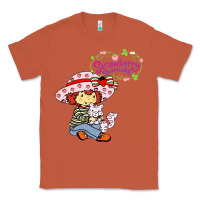Copper strawberry shortcake and cat Classic Tee - linhVisuals