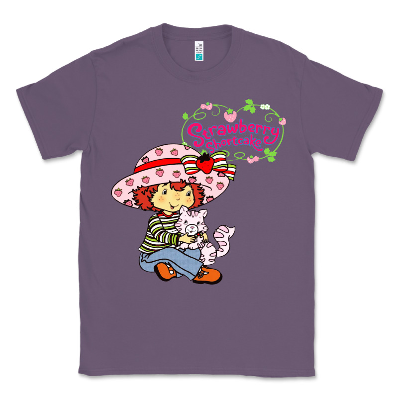 Strawberry Shortcake And Cat Classic Tee by linhVisuals | Teevron