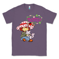 Lavender strawberry shortcake and cat Classic Tee - linhVisuals