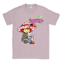 Lilac strawberry shortcake and cat Classic Tee - linhVisuals