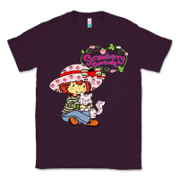 Plum strawberry shortcake and cat Classic Tee - linhVisuals