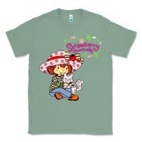 Sage strawberry shortcake and cat Classic Tee - linhVisuals