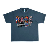 Midnight Navy race girl Urban Heavy Tee - RacoonDesign