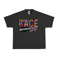 Pigment Black race girl Urban Heavy Tee - RacoonDesign