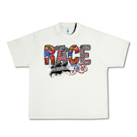 Pistachio race girl Urban Heavy Tee - RacoonDesign