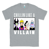 Heather Grey chillin like a villain Classic Tee - linhVisuals