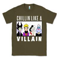 Army Green chillin like a villain Classic Tee - linhVisuals