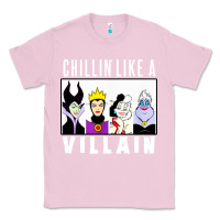 Bubblegum Pink chillin like a villain Classic Tee - linhVisuals
