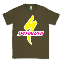 Army Green Specialized Bikes Bicycle Classic Tee - linhVisuals