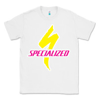 White Specialized Bikes Bicycle Classic Tee - linhVisuals