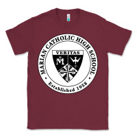 Burgundy marian catholic high school Classic Tee - linhVisuals