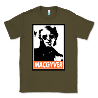 Army Green macgyver Classic Tee - linhVisuals