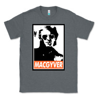 Charcoal Heather macgyver Classic Tee - linhVisuals