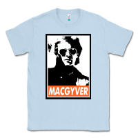 Dusty Blue macgyver Classic Tee - linhVisuals