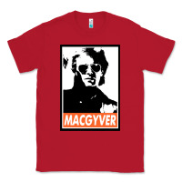 Red macgyver Classic Tee - linhVisuals