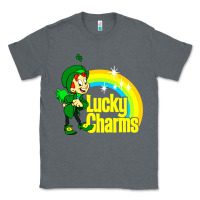 Charcoal Heather luv lucky charms Classic Tee - linhVisuals