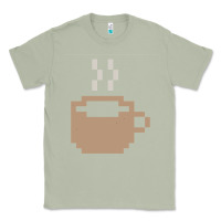 Matcha pixel coffee Classic Tee - linhVisuals