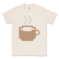 Natural pixel coffee Classic Tee - linhVisuals