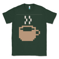 Sports Green pixel coffee Classic Tee - linhVisuals