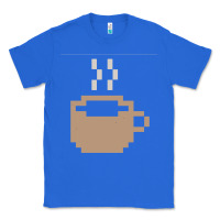 True Royal pixel coffee Classic Tee - linhVisuals