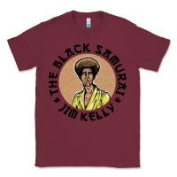 Burgundy the black samurai Classic Tee - linhVisuals