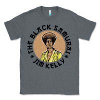 Charcoal Heather the black samurai Classic Tee - linhVisuals