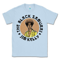 Dusty Blue the black samurai Classic Tee - linhVisuals