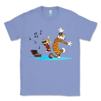 Colony Blue calvin music Classic Tee - linhVisuals